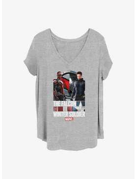 Marvel The Falcon and the Winter Soldier Power Pose Girls T-Shirt Plus Size, , hi-res