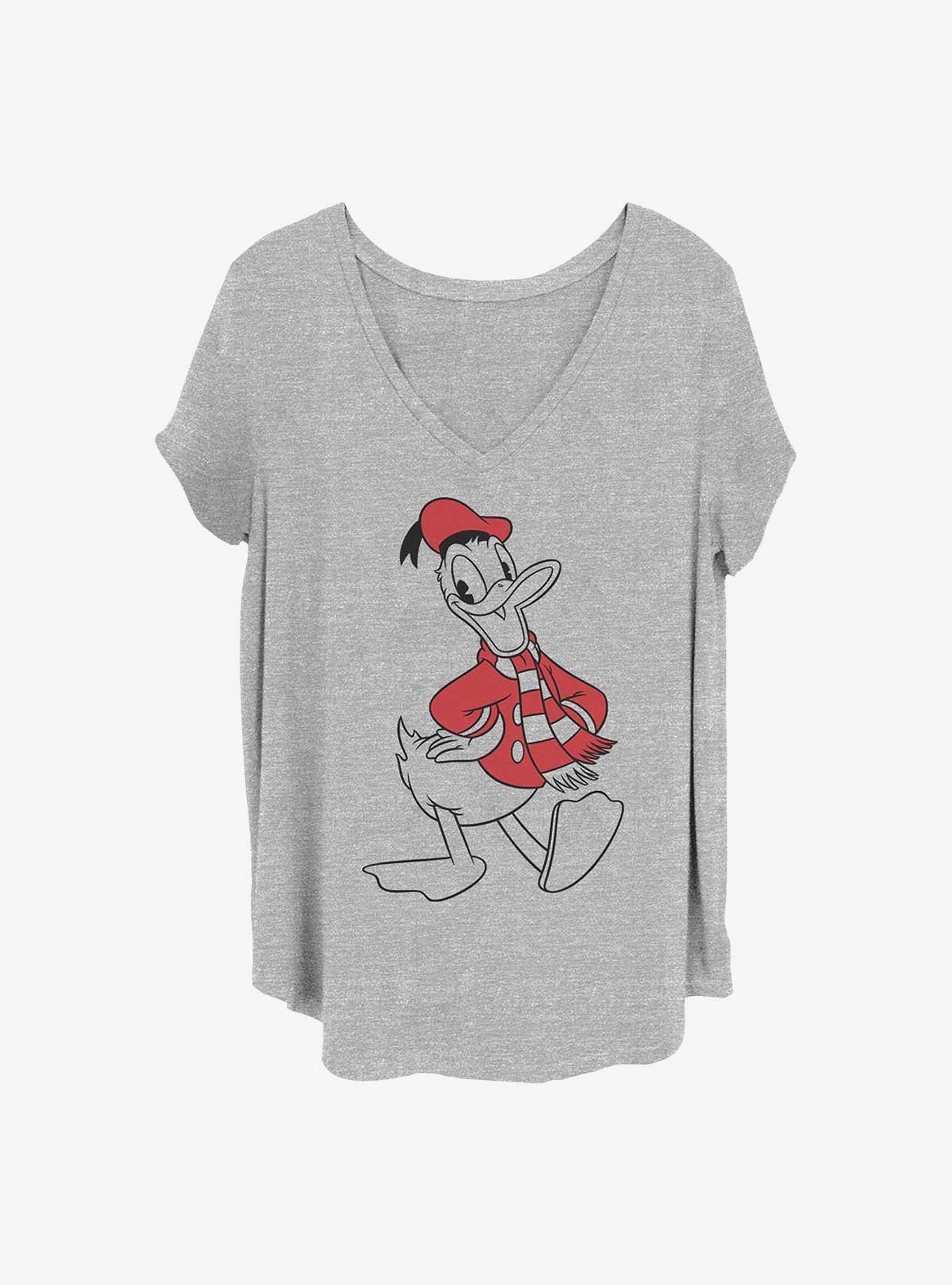 Disney Donald Duck Holiday Duck Girls T-Shirt Plus Size, , hi-res