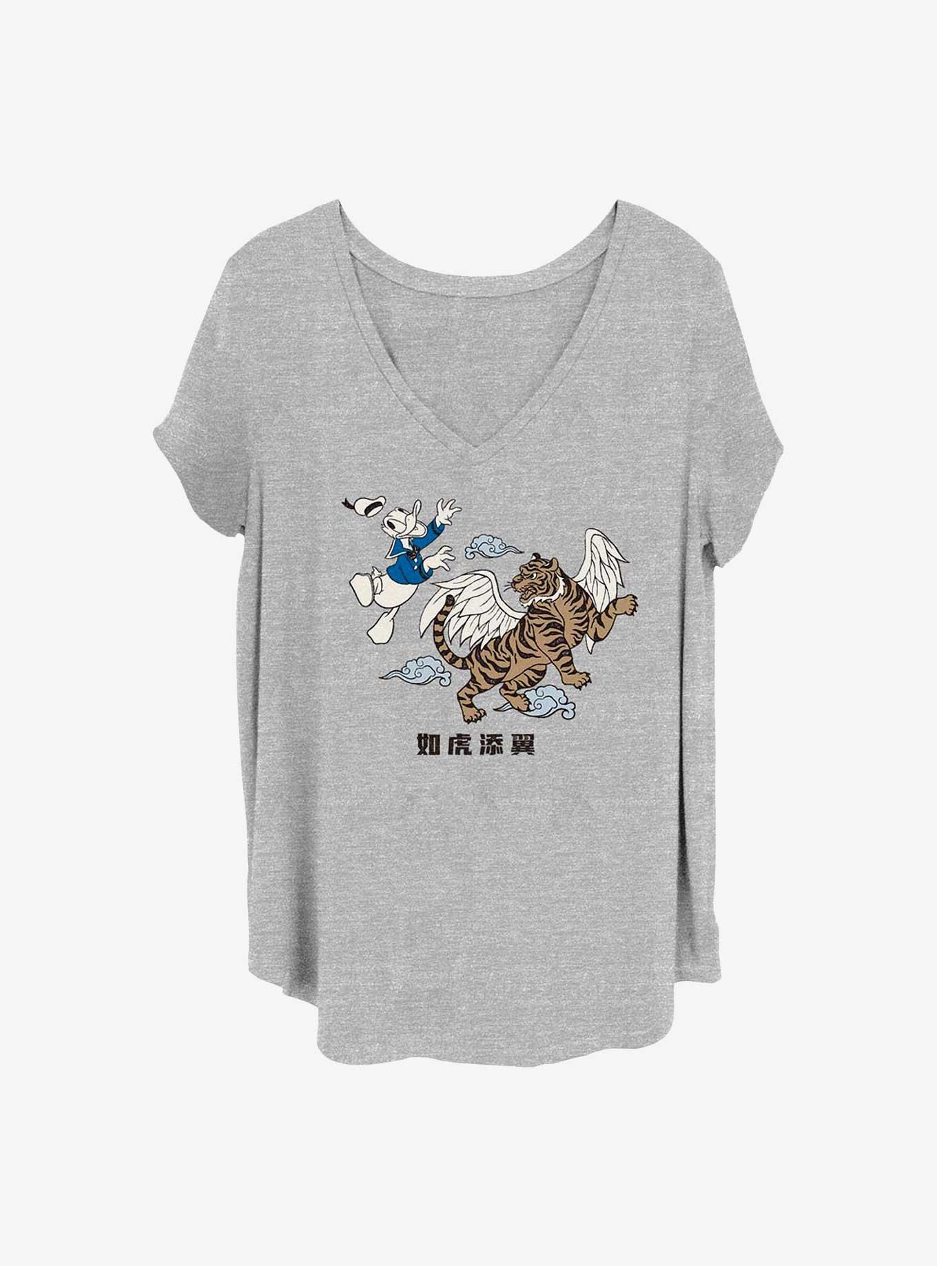 Disney Donald Duck Donald Tiger Girls T-Shirt Plus Size, , hi-res