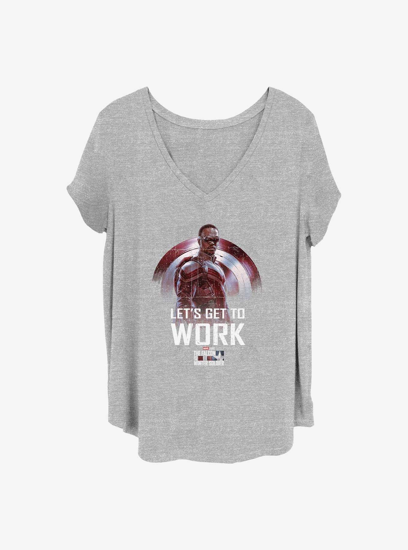 Marvel The Falcon and the Winter Soldier I'm In Charge Girls T-Shirt Plus Size, , hi-res