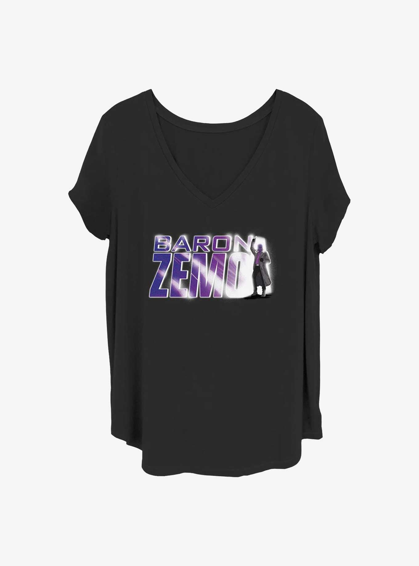 Marvel The Falcon and the Winter Soldier Baron Zemo Girls T-Shirt Plus Size, , hi-res