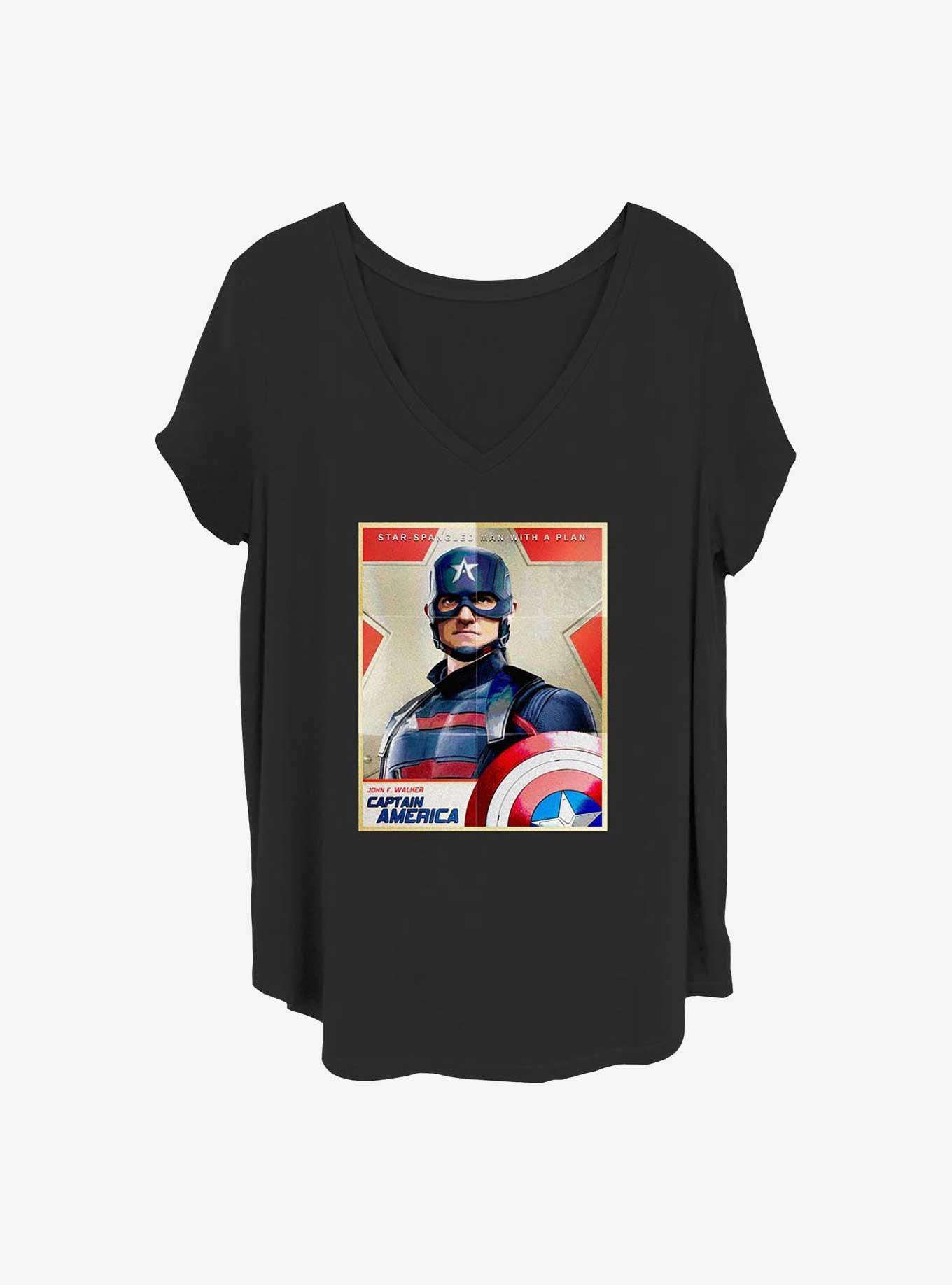 Marvel The Falcon and the Winter Soldier Inspired By Cap Girls T-Shirt Plus Size, , hi-res