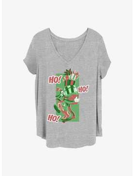 Disney Goofy Ho Ho A Hyuk Girls T-Shirt Plus Size, HEATHER GR, hi-res