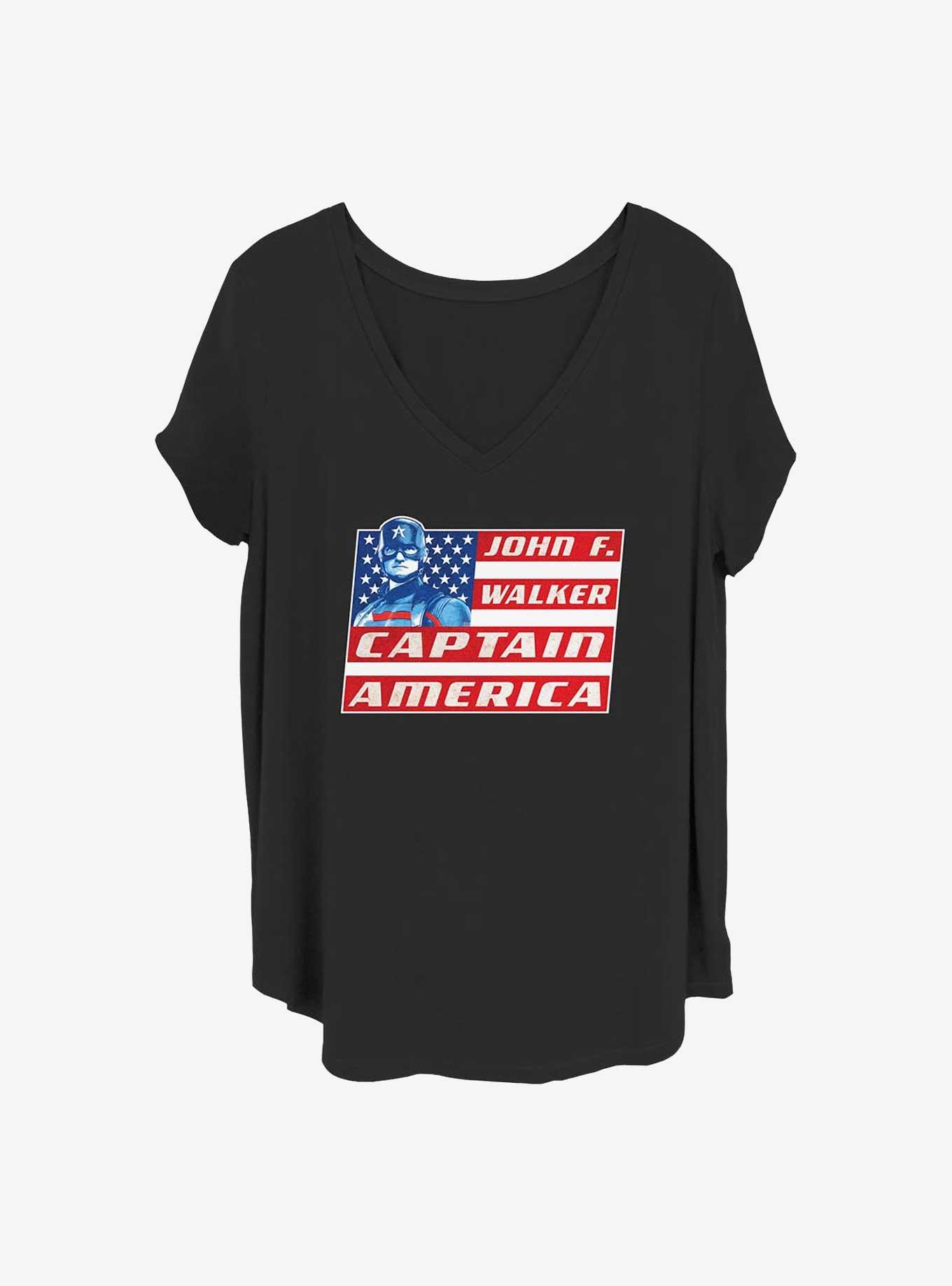 Marvel The Falcon and the Winter Soldier Capltain Walker Girls T-Shirt Plus Size, , hi-res