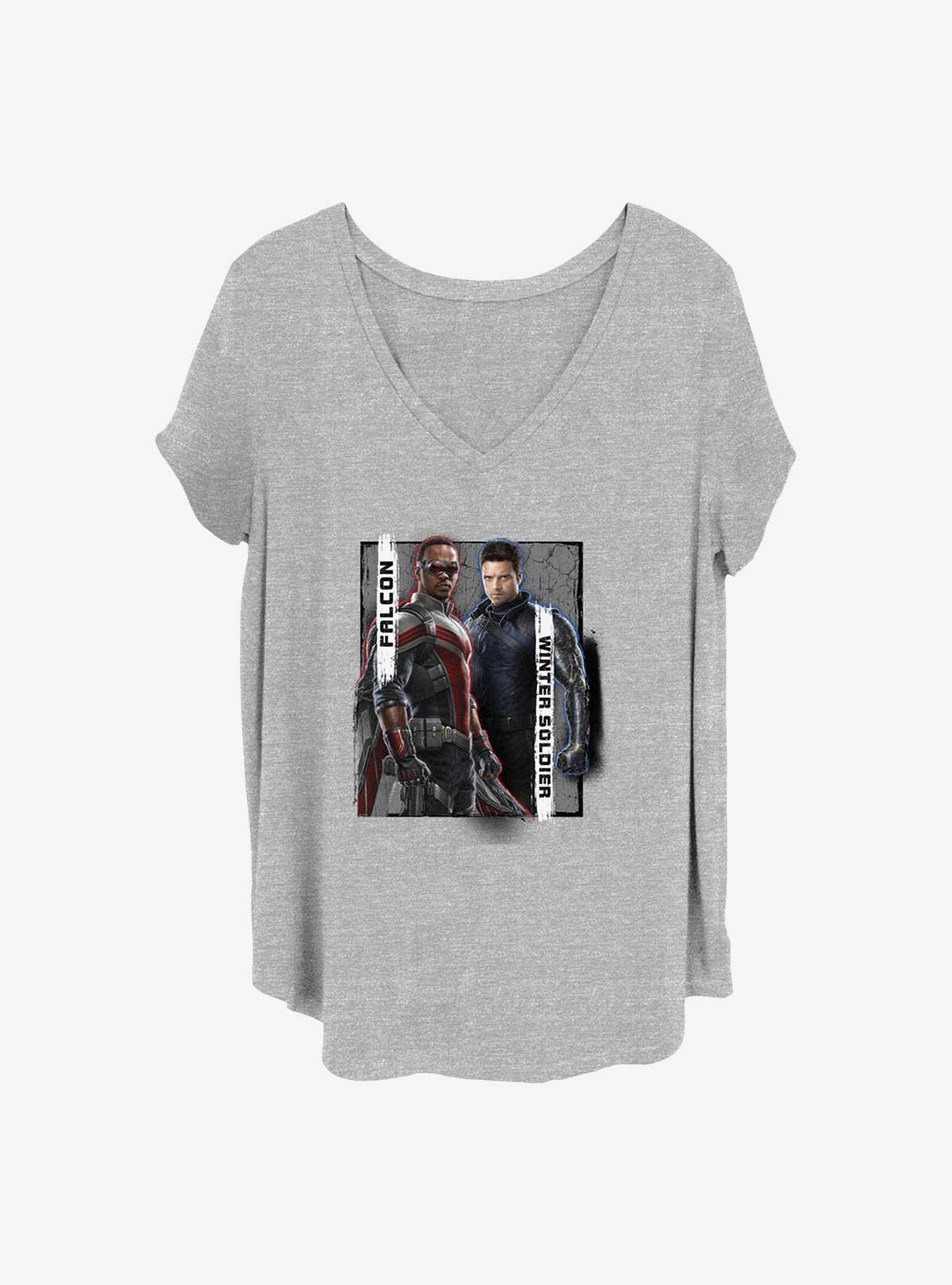 Marvel The Falcon and the Winter Soldier New Team Girls T-Shirt Plus Size, , hi-res