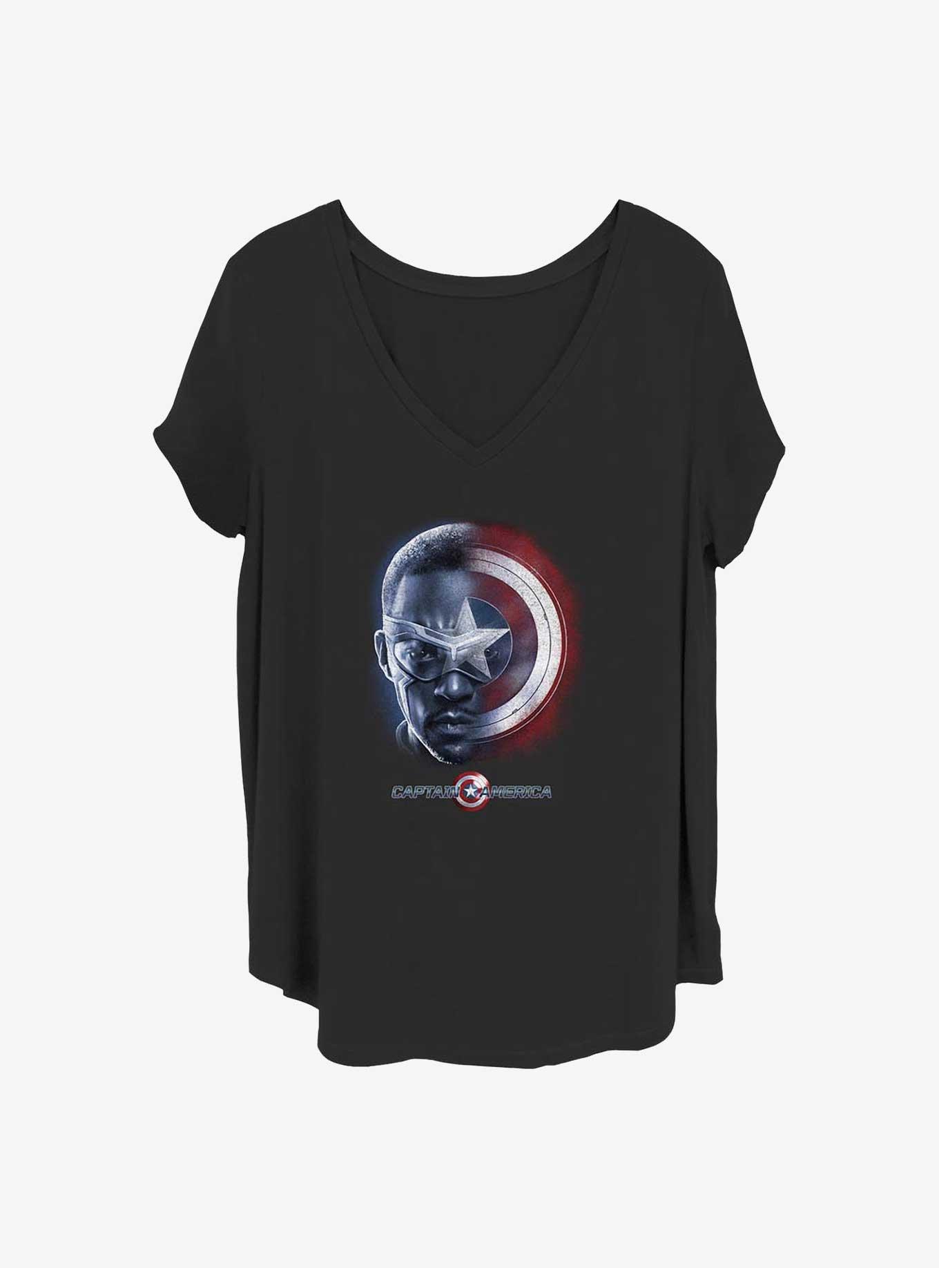 Marvel The Falcon and the Winter Soldier Sam And The Shield Girls T-Shirt Plus Size