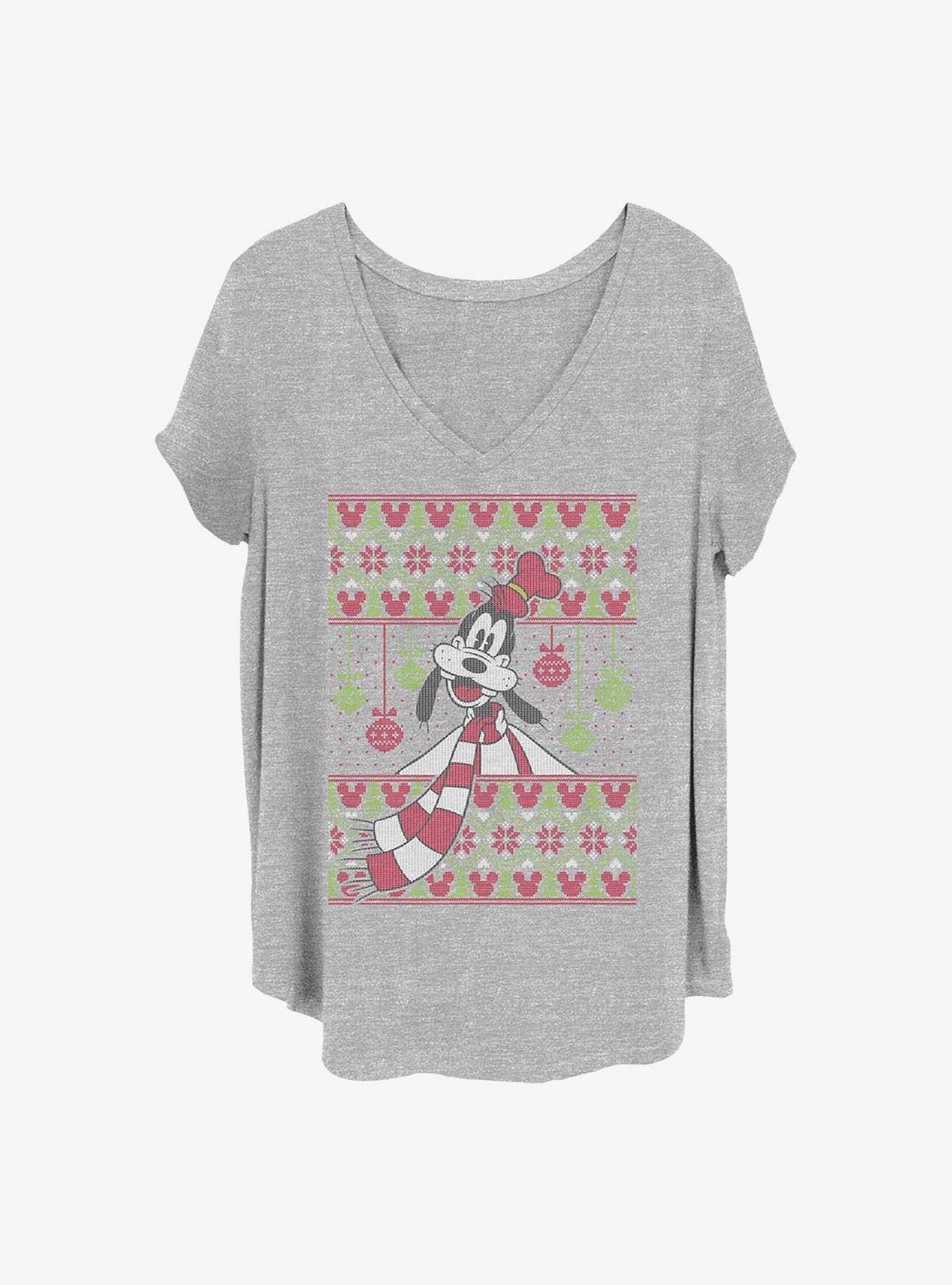 Disney Goofy Ornament Sweater Girls T-Shirt Plus Size, HEATHER GR, hi-res