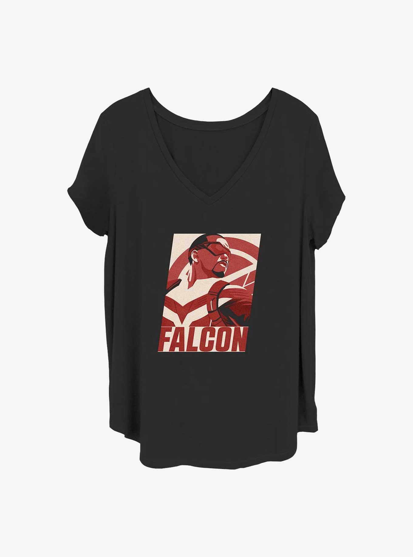 Marvel The Falcon and the Winter Soldier Falcon Poster Girls T-Shirt Plus Size, , hi-res