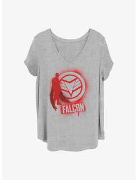 Marvel The Falcon and the Winter Soldier Falcon Spray Paint Girls T-Shirt Plus Size, , hi-res