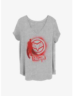 Marvel The Falcon and the Winter Soldier Falcon Spray Paint Girls T-Shirt Plus Size, , hi-res