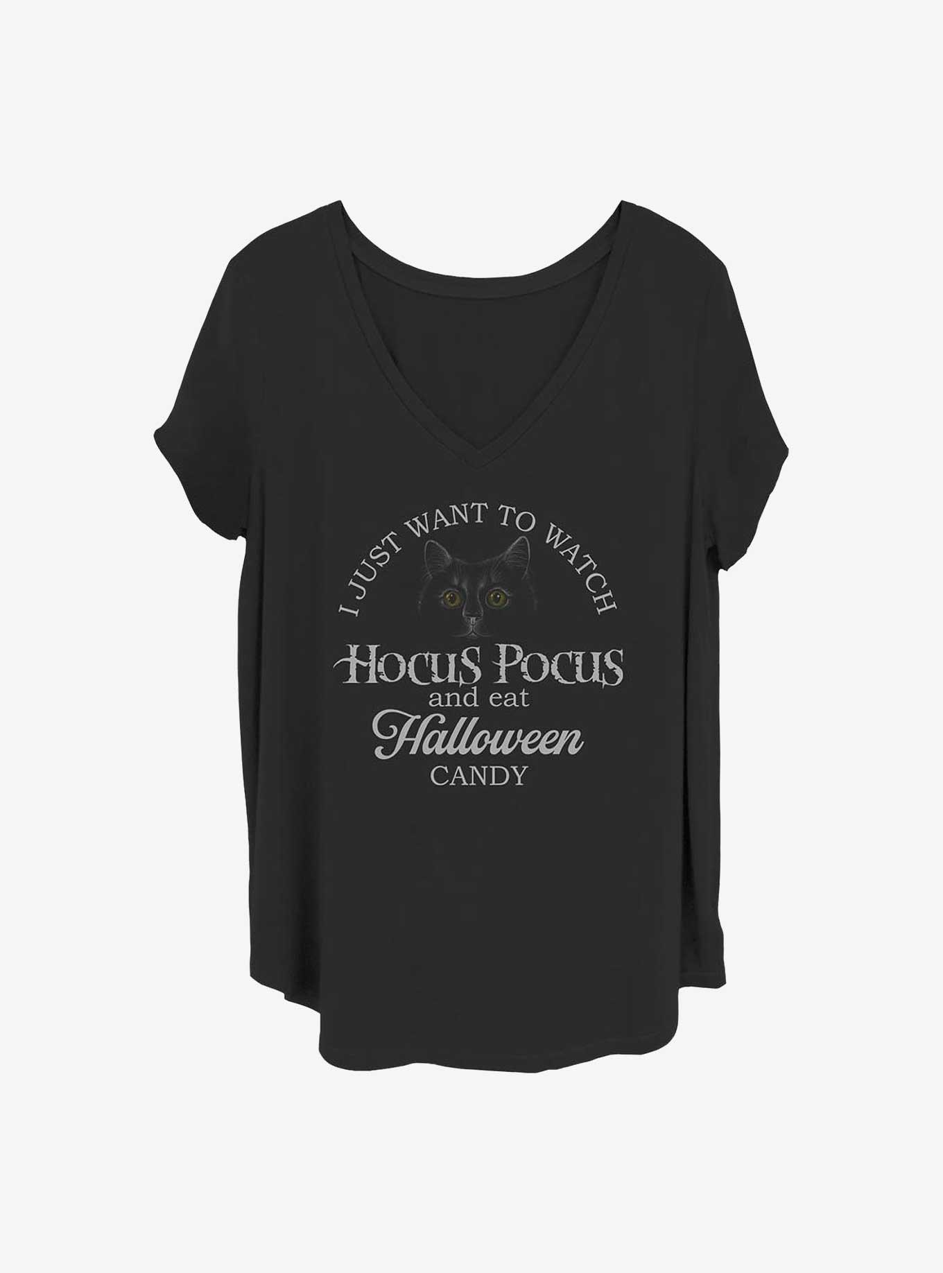 Disney Hocus Pocus Watch Hocus Pocus Girls T-Shirt Plus Size, BLACK, hi-res