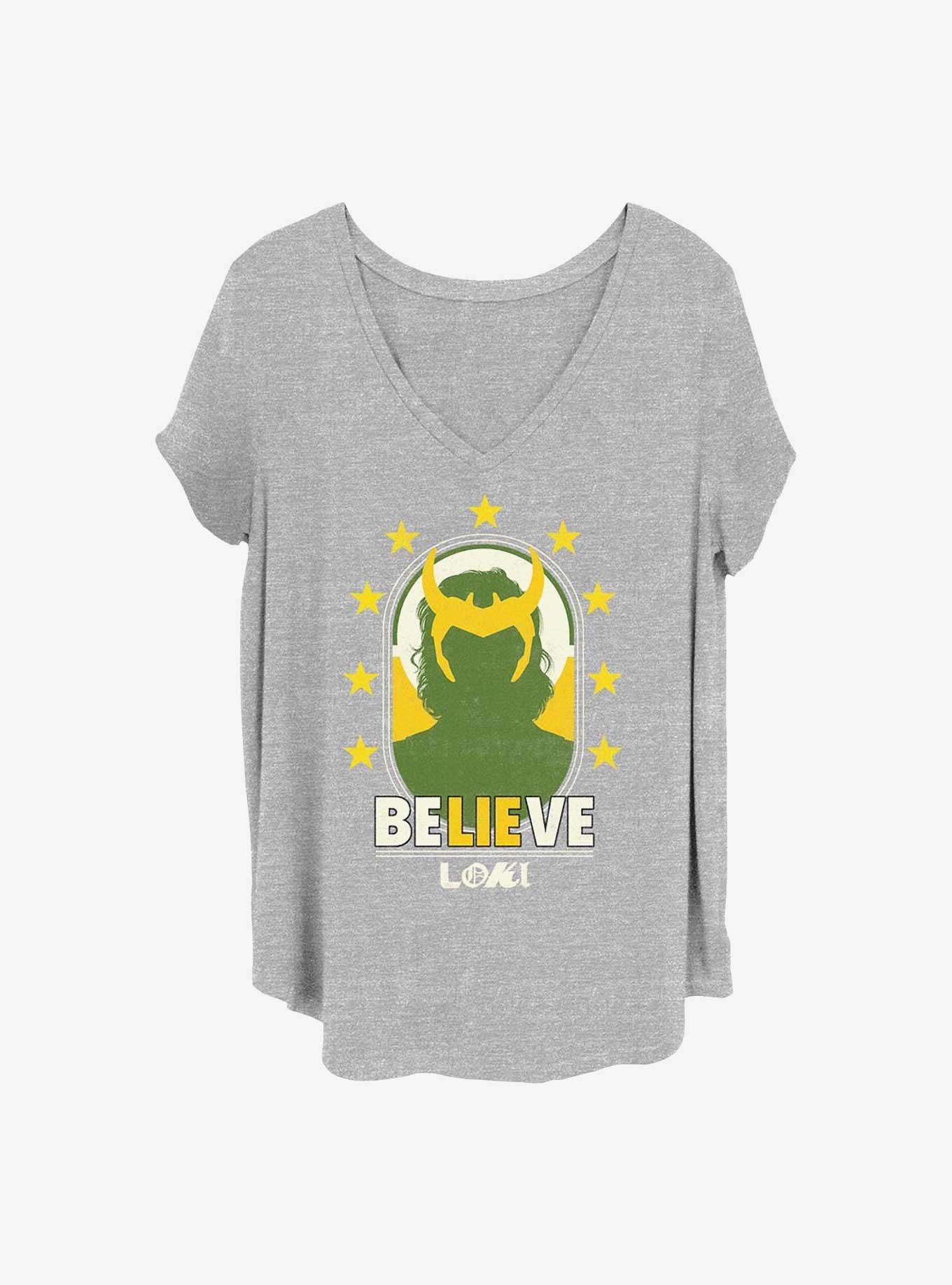 Marvel Loki Green And Gold Girls T-Shirt Plus Size