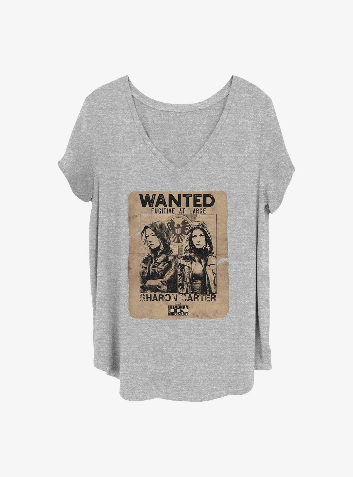 Marvel The Falcon and the Winter Soldier Unjustly Accused Girls T-Shirt Plus Size, HEATHER GR, hi-res