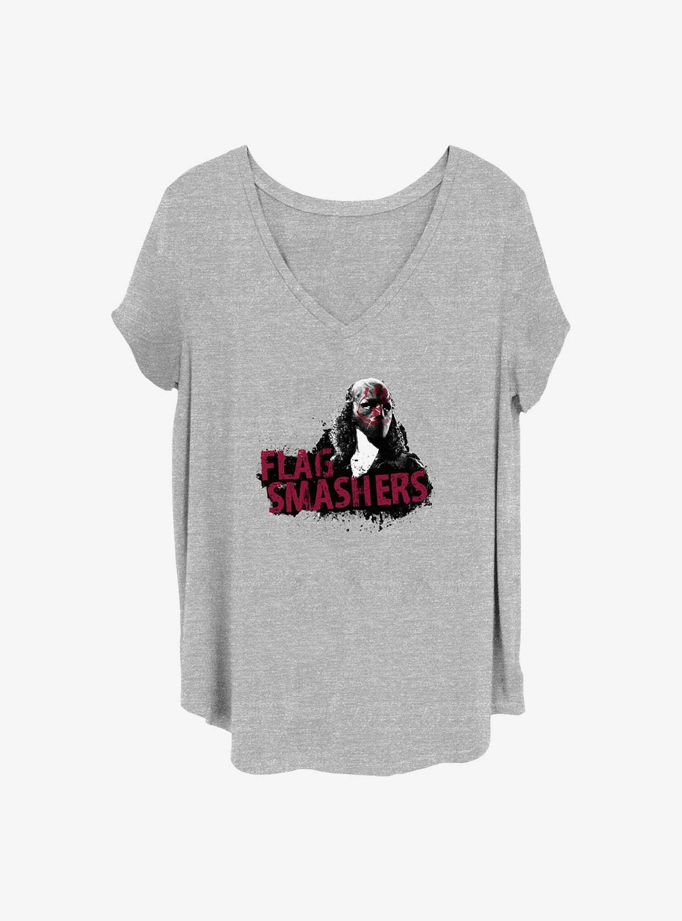 Marvel The Falcon and the Winter Soldier Flag Smashers Girls T-Shirt Plus Size, , hi-res