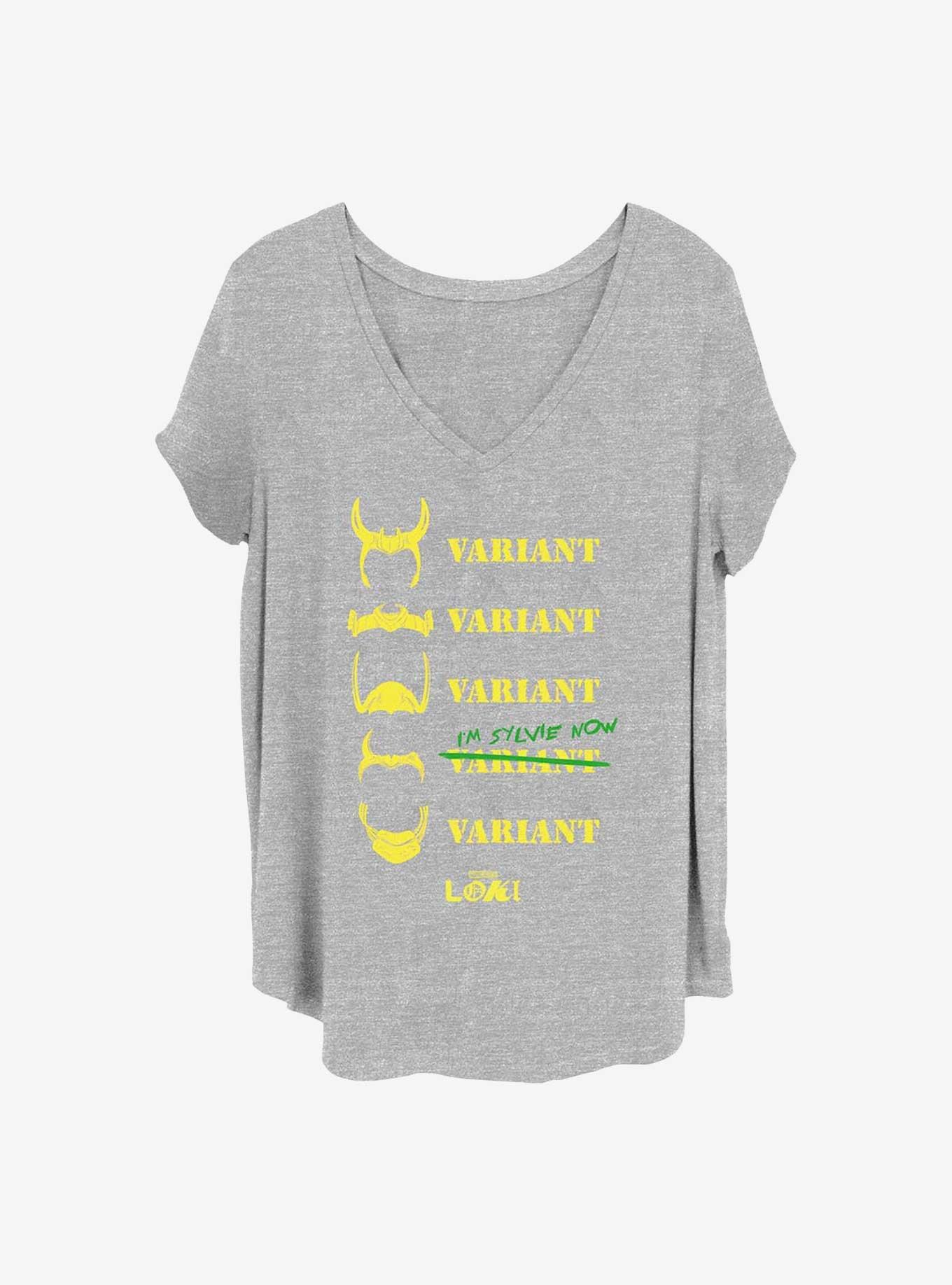Marvel Loki I'm Sylvie Now Girls T-Shirt Plus Size, HEATHER GR, hi-res