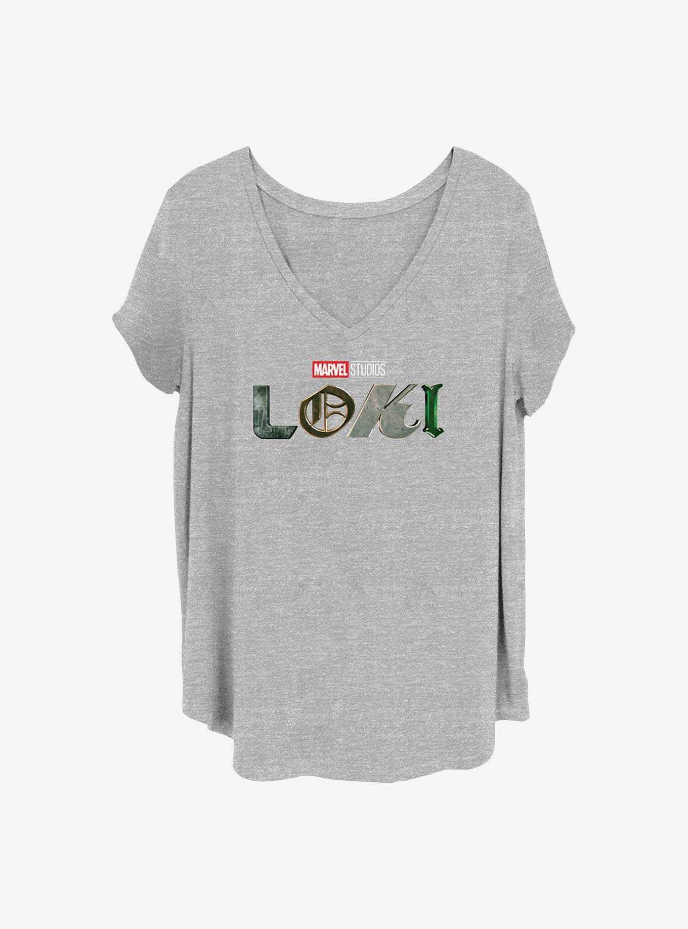 Marvel Loki Logo Girls T-Shirt Plus Size, , hi-res