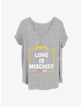 Marvel Loki Love Is Mischief Girls T-Shirt Plus Size, , hi-res