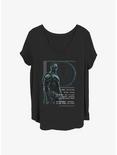 Marvel The Falcon and the Winter Soldier Wings Girls T-Shirt Plus Size, BLACK, hi-res
