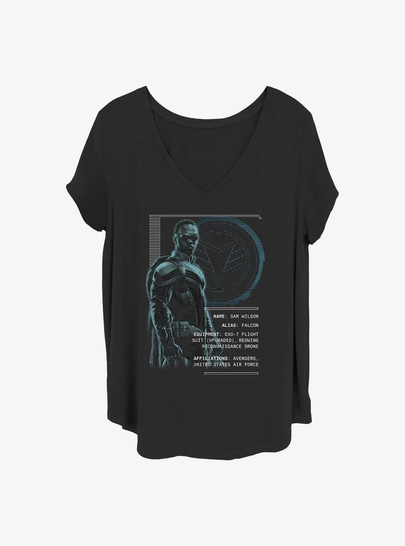 Marvel The Falcon and the Winter Soldier Wings Girls T-Shirt Plus Size, , hi-res