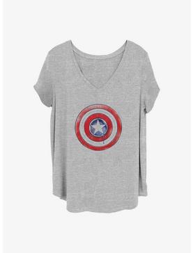 Marvel The Falcon and the Winter Soldier Paint Shield Girls T-Shirt Plus Size, , hi-res