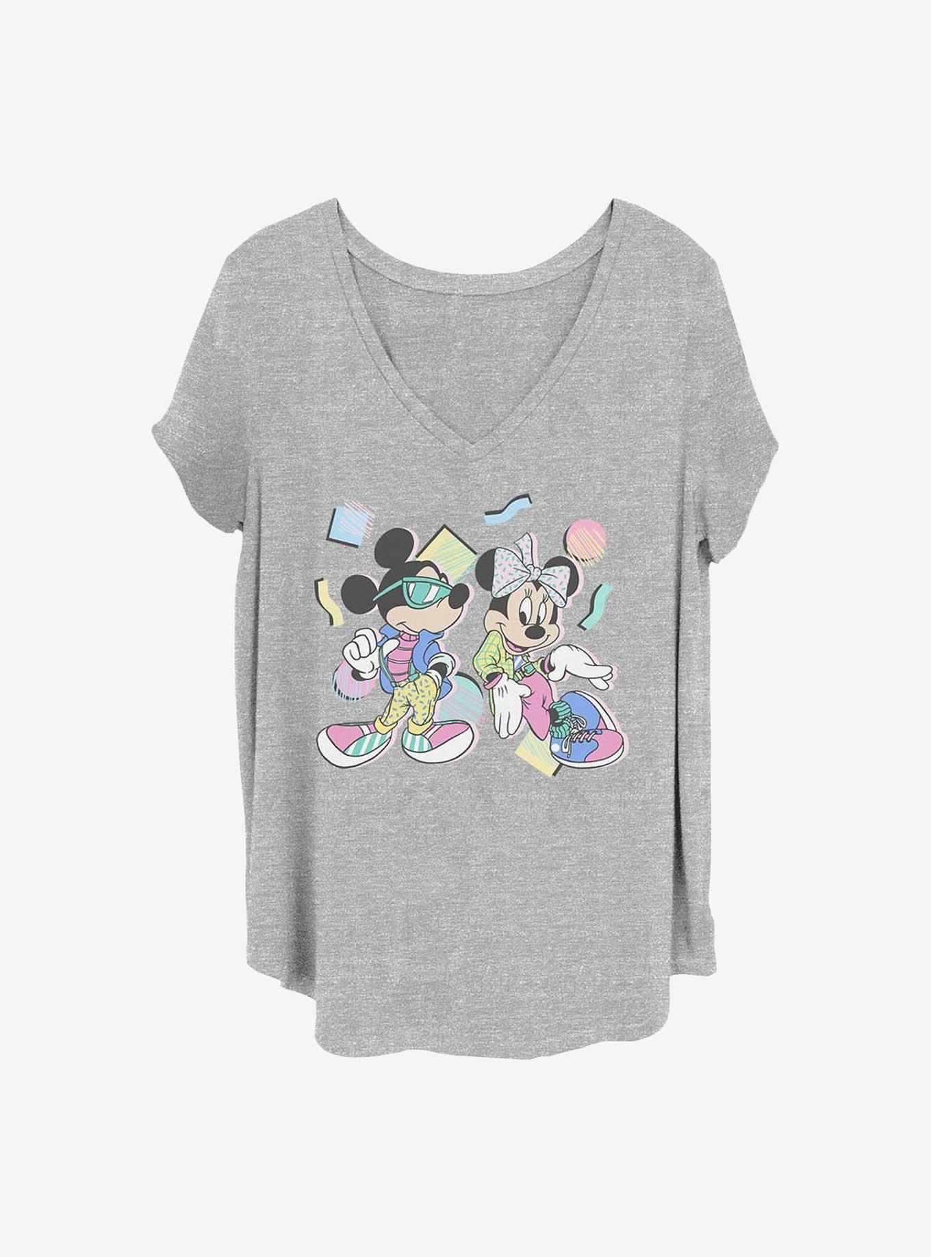 Disney Mickey Mouse 80S Minnie Mickey Girls T-Shirt Plus Size, , hi-res