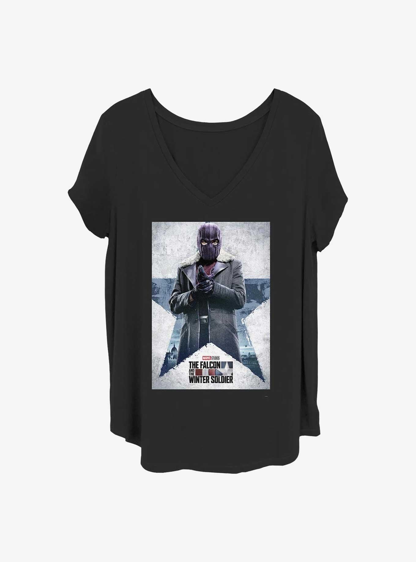 Marvel The Falcon and the Winter Soldier Zemo Poster Girls T-Shirt Plus Size, , hi-res