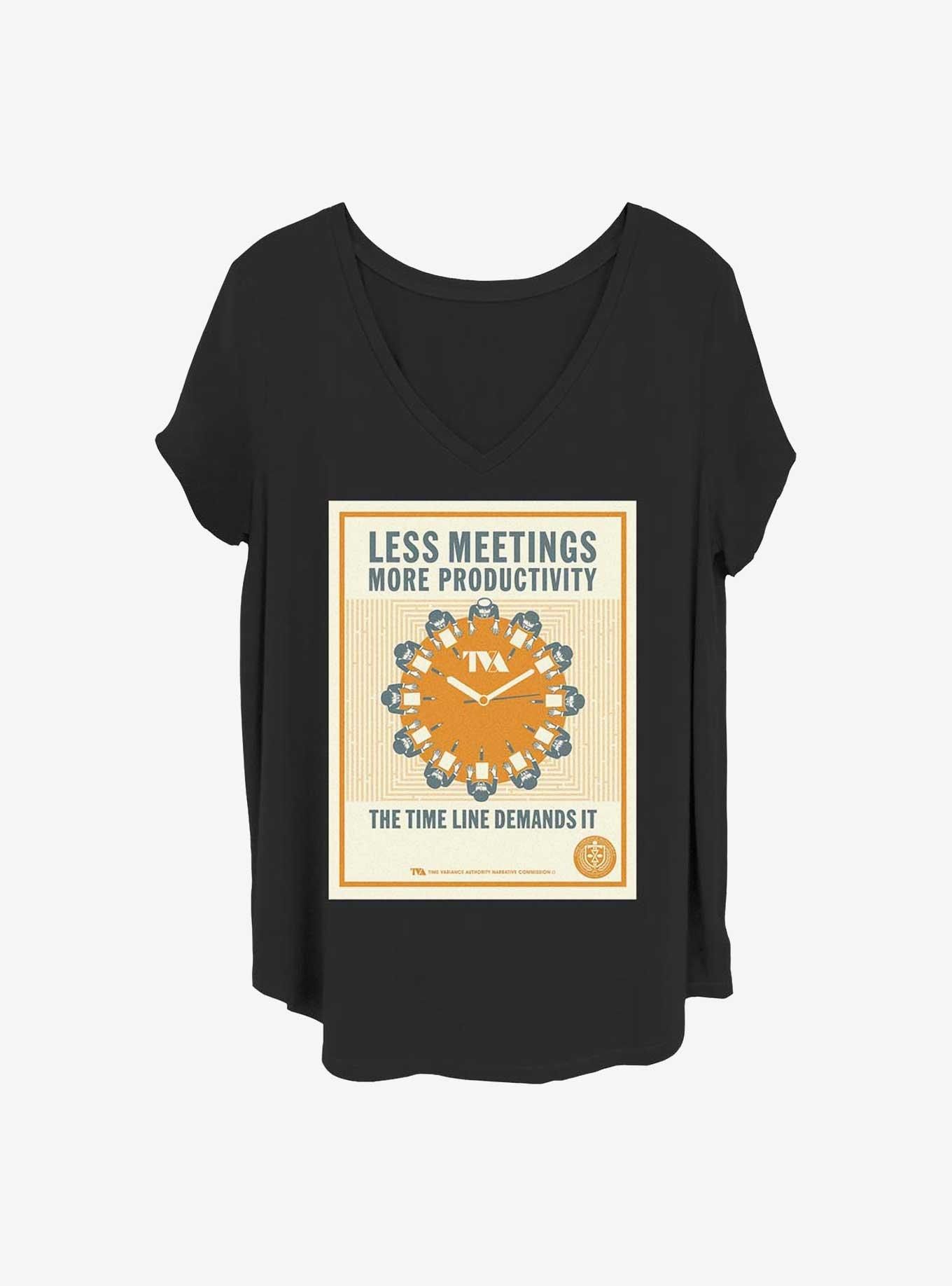 Marvel Loki Productivity Meetng Girls T-Shirt Plus Size, , hi-res