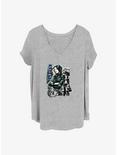 Marvel The Falcon and the Winter Soldier Sharon Carter Girls T-Shirt Plus Size, HEATHER GR, hi-res
