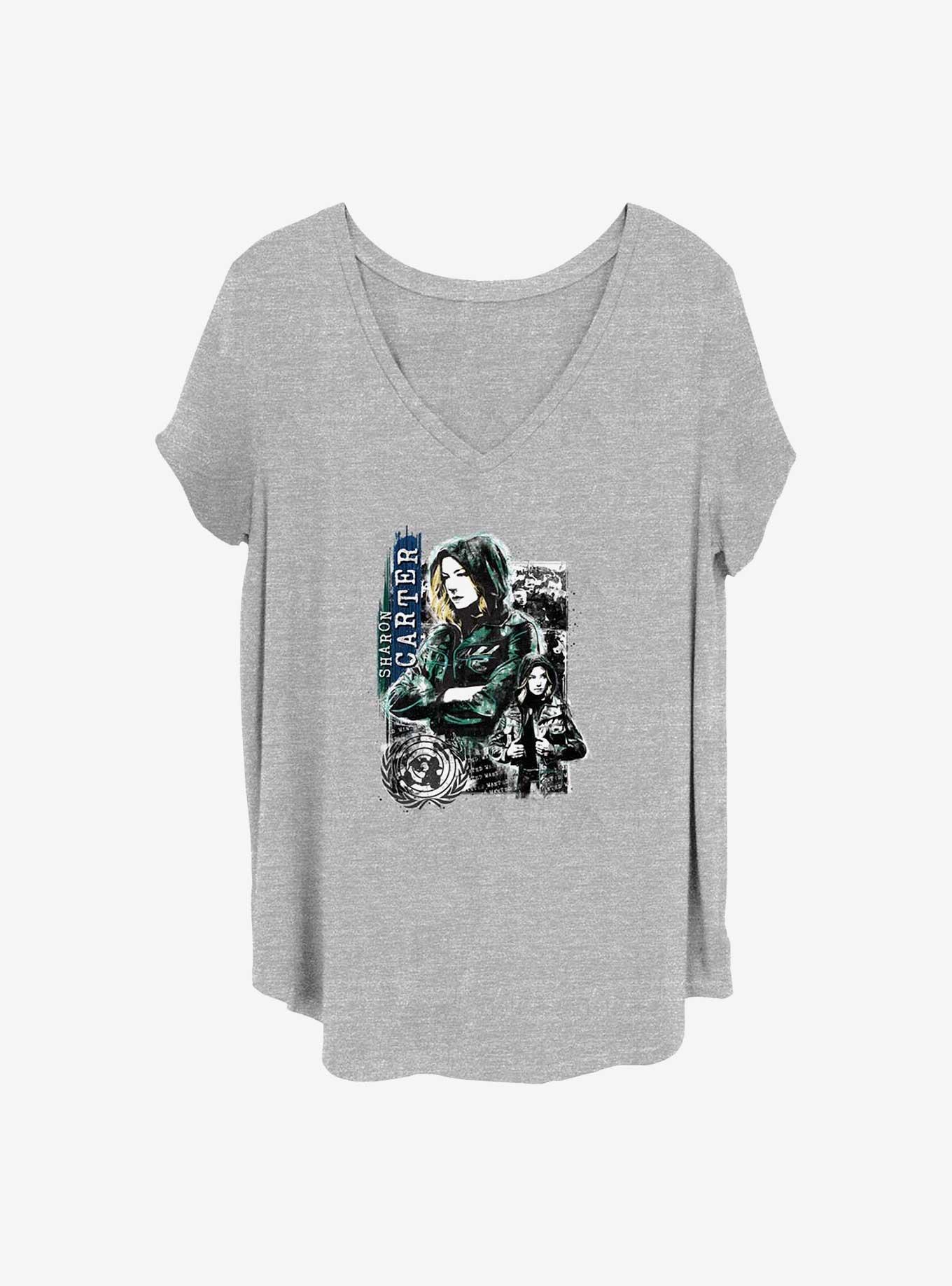 Marvel The Falcon and the Winter Soldier Sharon Carter Girls T-Shirt Plus Size, , hi-res