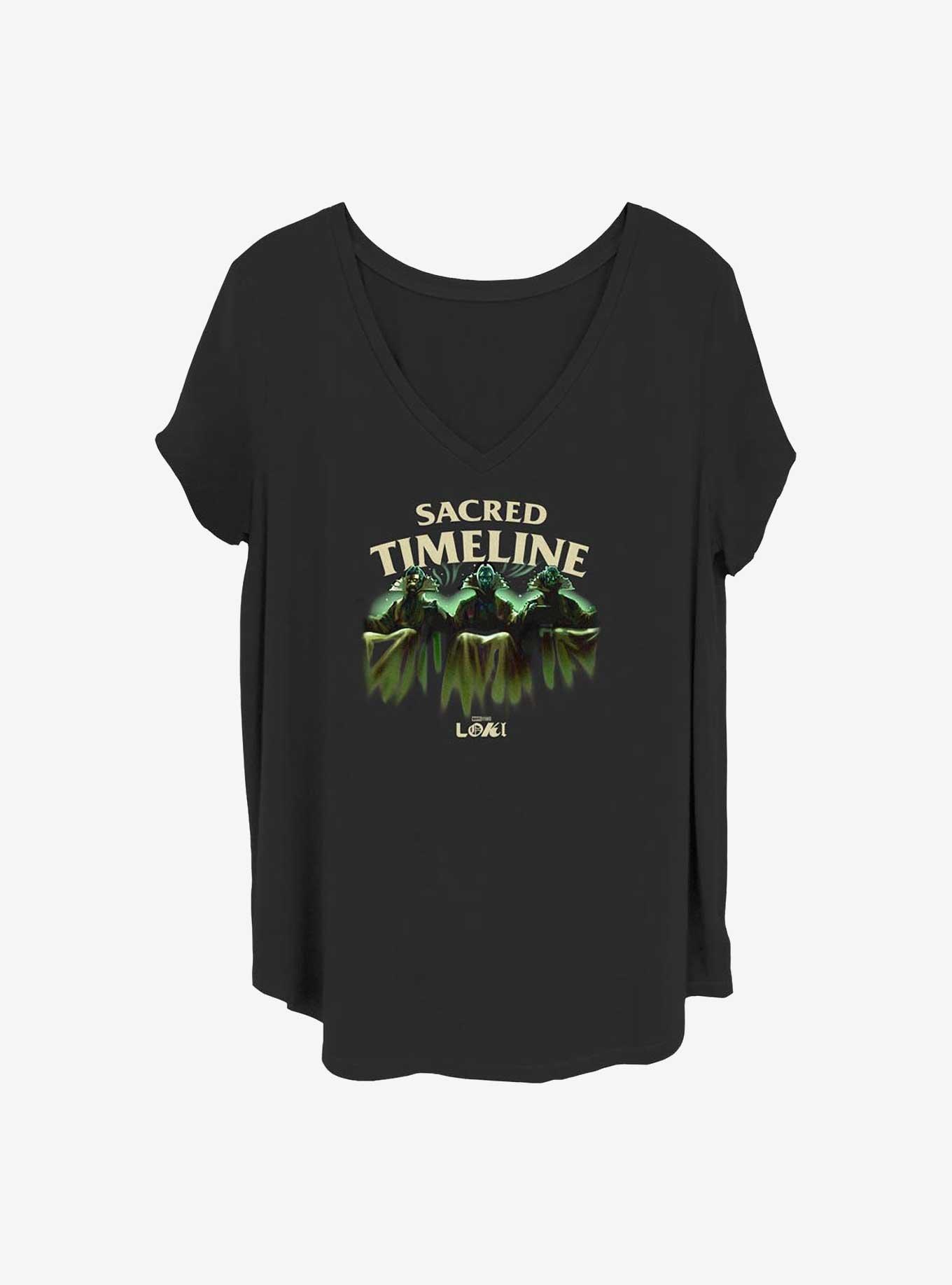 Marvel Loki Proper Flow Of Time Girls T-Shirt Plus Size