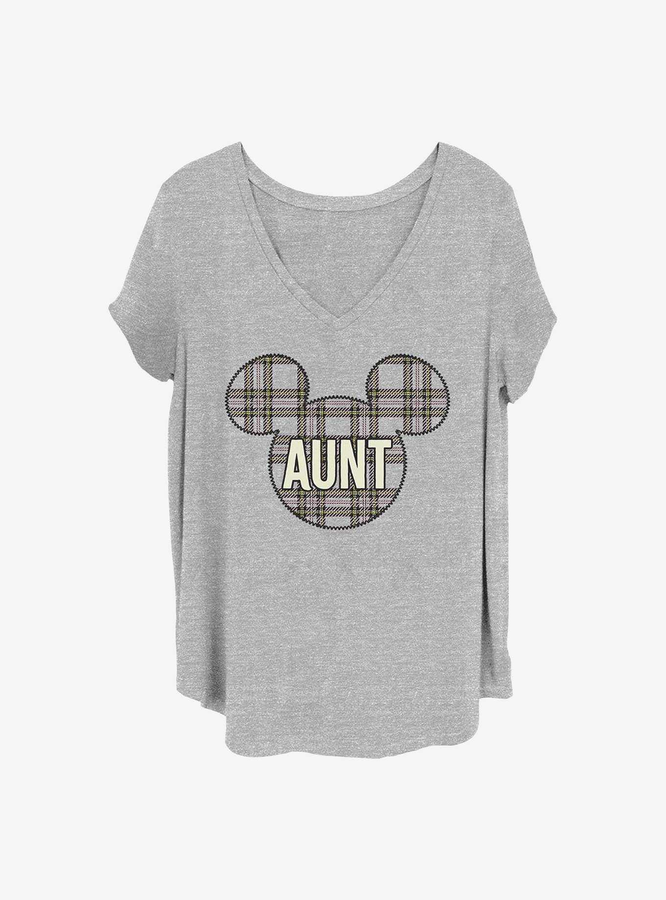 Disney Mickey Mouse Aunt Holiday Patch Girls T-Shirt Plus Size, , hi-res