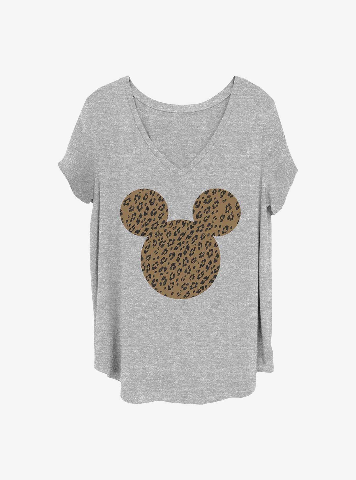 Disney Mickey Mouse Cheetah Mouse Girls T-Shirt Plus Size
