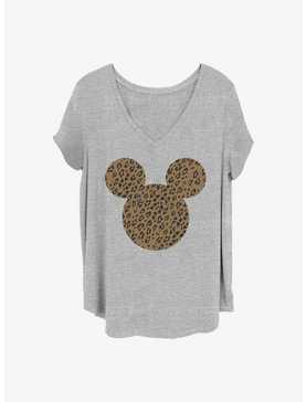 Disney Mickey Mouse Cheetah Mouse Girls T-Shirt Plus Size, , hi-res