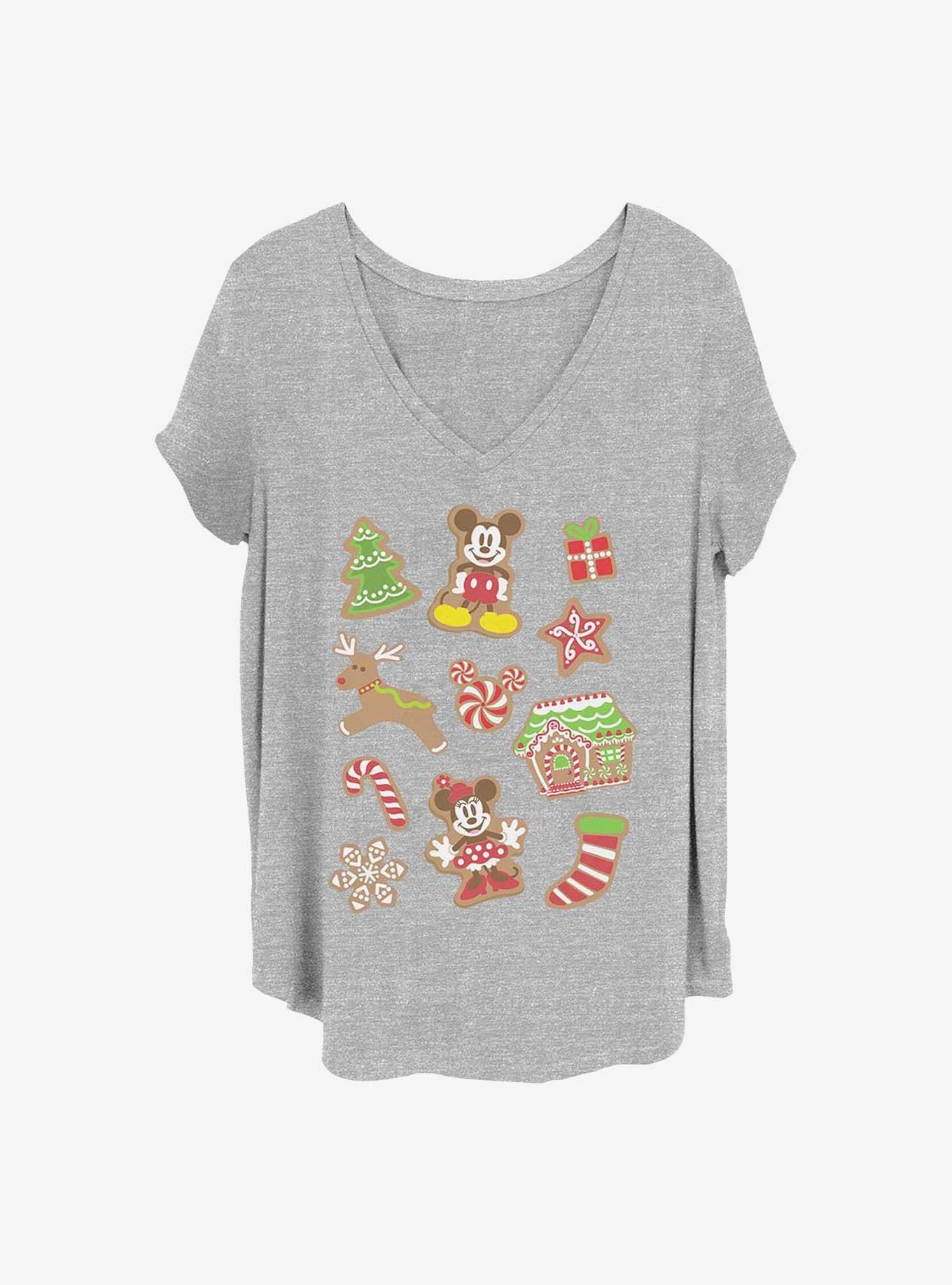 Disney Mouse Christmas Cookies Plus Size - GREY | Hot Topic