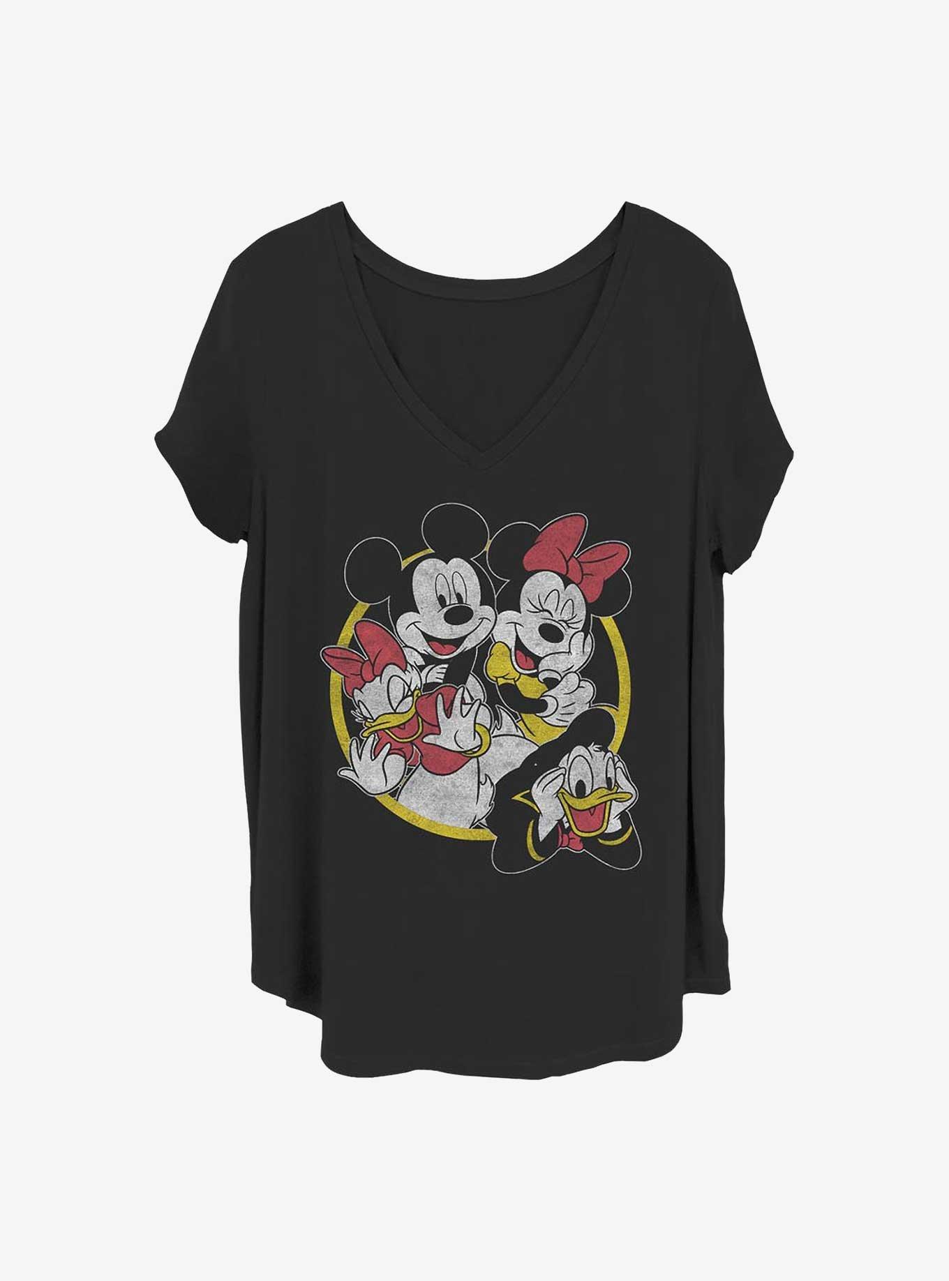 Disney Mickey Mouse Disney Group Girls T-Shirt Plus Size