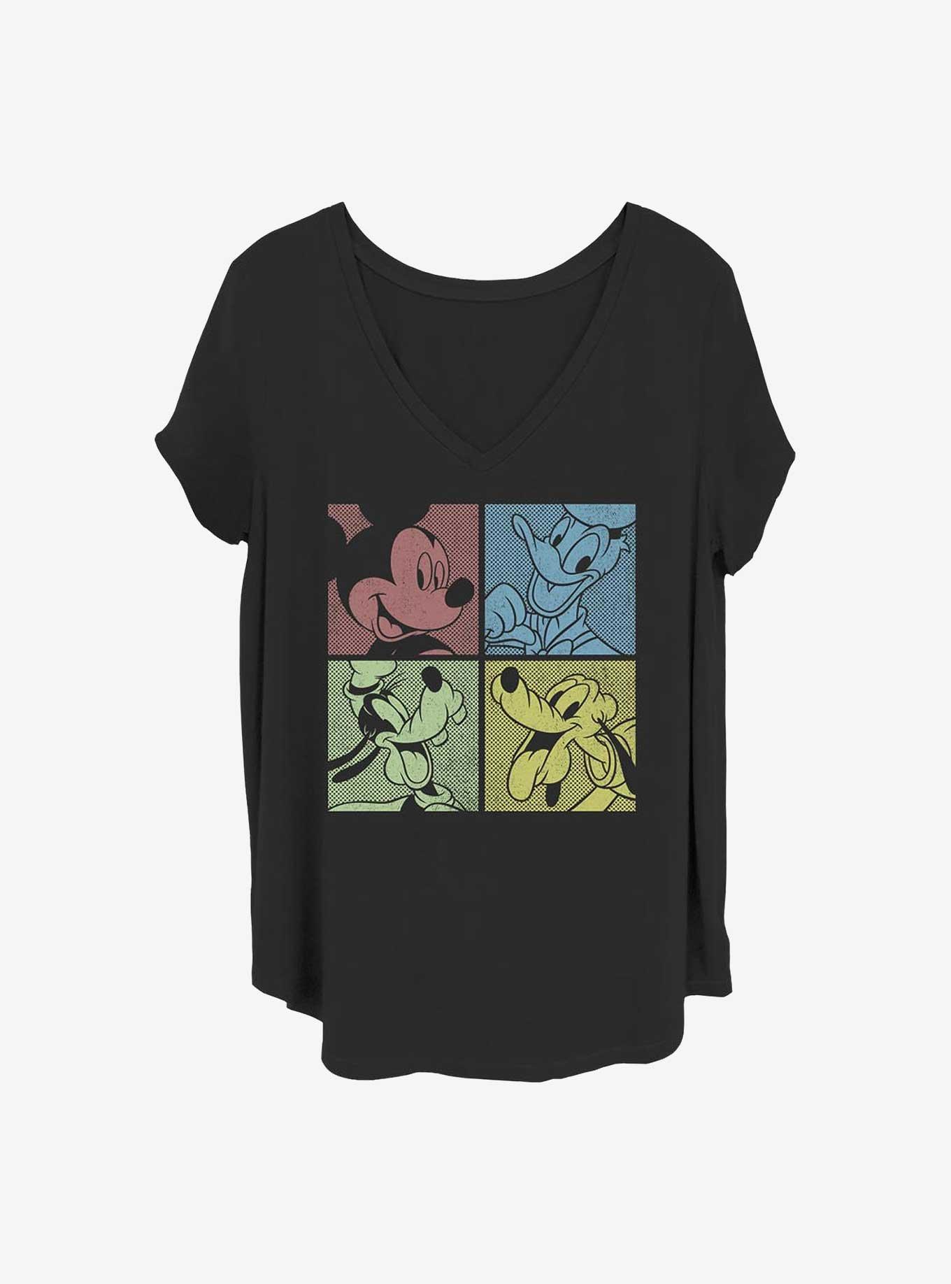 Disney Mickey Mouse Fab Four Girls T-Shirt Plus Size