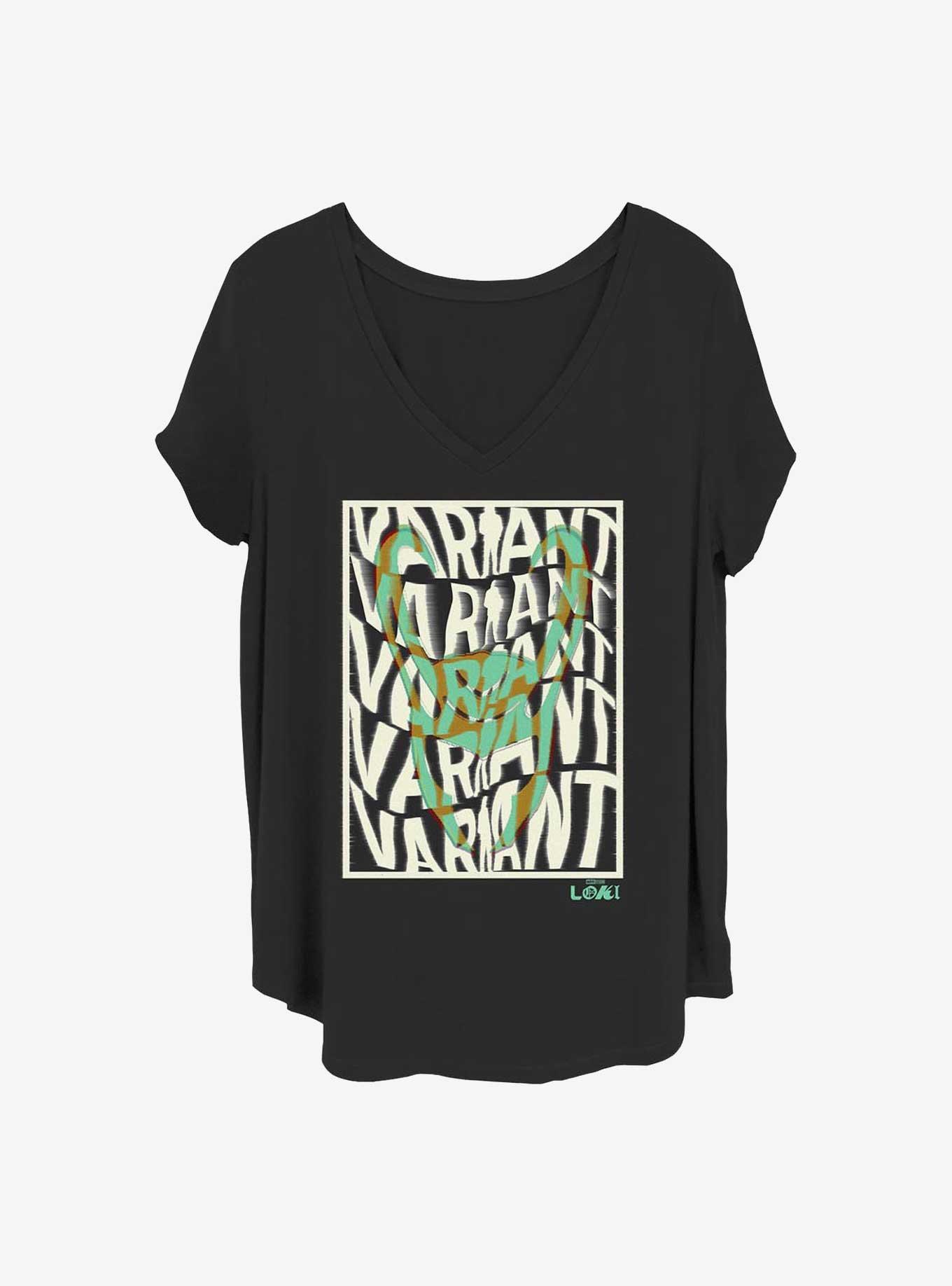 Marvel Loki Variants Girls T-Shirt Plus
