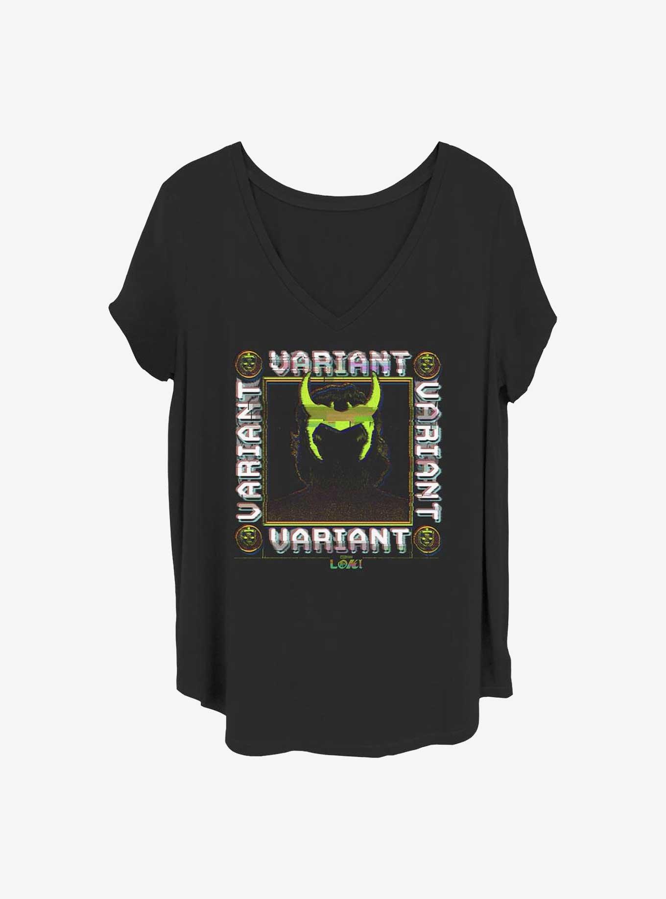 Marvel Loki Variational Glitcher Girls T-Shirt Plus Size, , hi-res