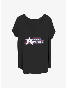 Marvel The Falcon and the Winter Soldier Walker Logo Girls T-Shirt Plus Size, , hi-res