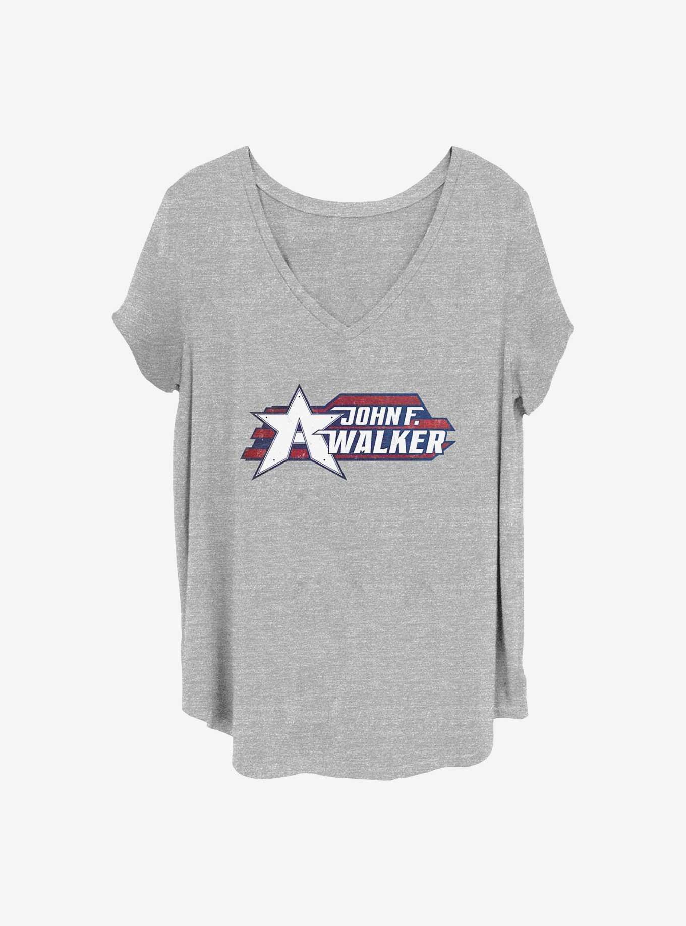 Marvel The Falcon and the Winter Soldier Walker Logo Girls T-Shirt Plus Size, , hi-res