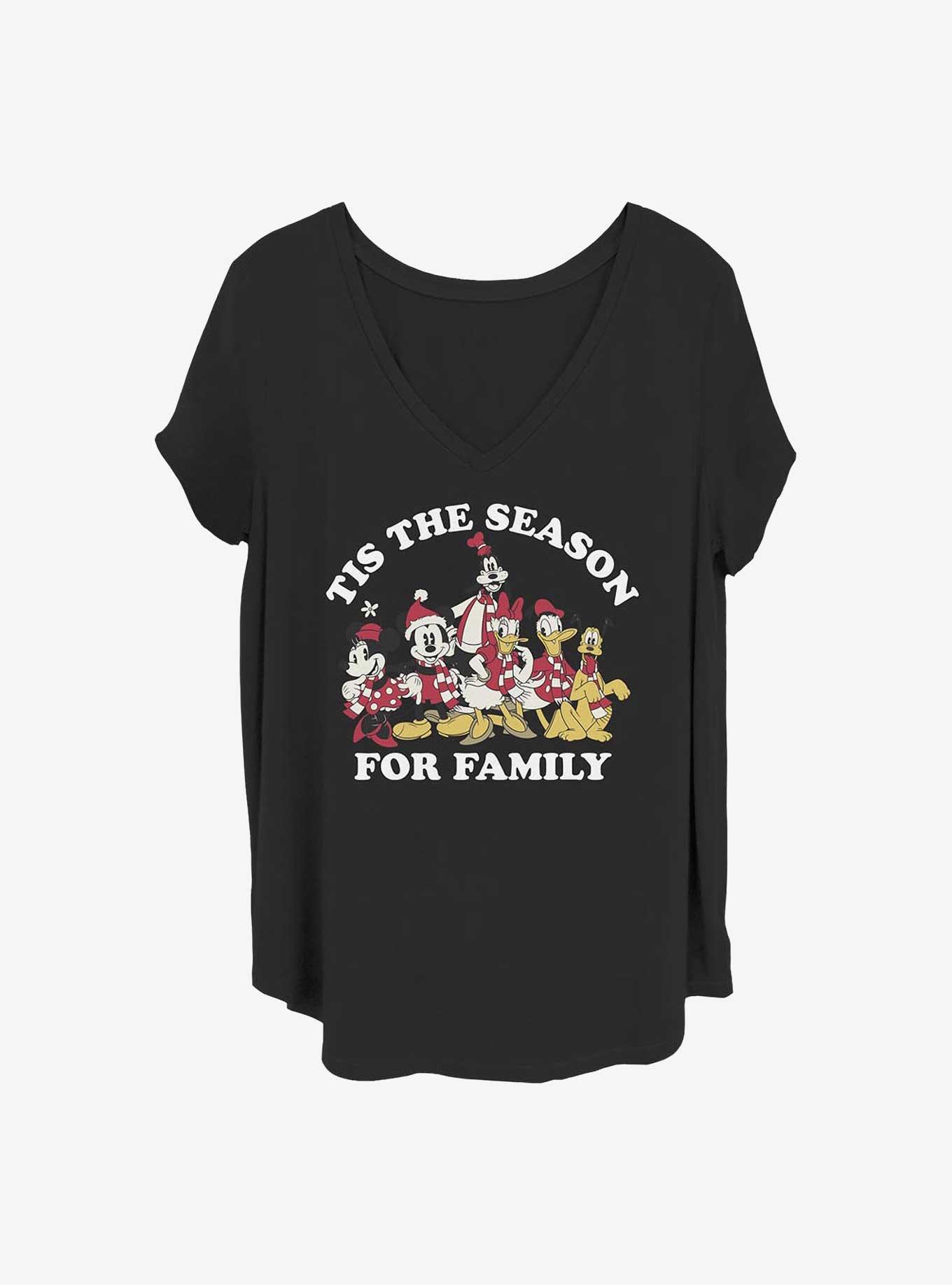 Disney Mickey Mouse Family Season Girls T-Shirt Plus Size, , hi-res