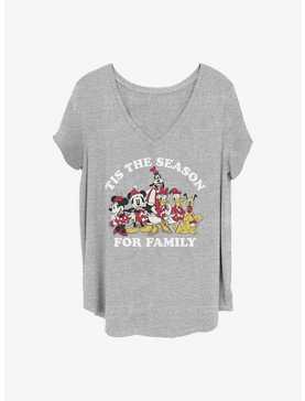 Disney Mickey Mouse Family Season Girls T-Shirt Plus Size, , hi-res