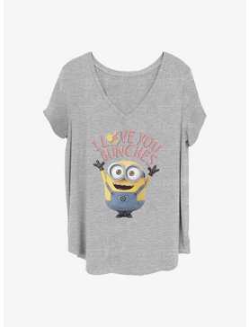 Minions Love You Bunches Girls T-Shirt Plus Size, , hi-res