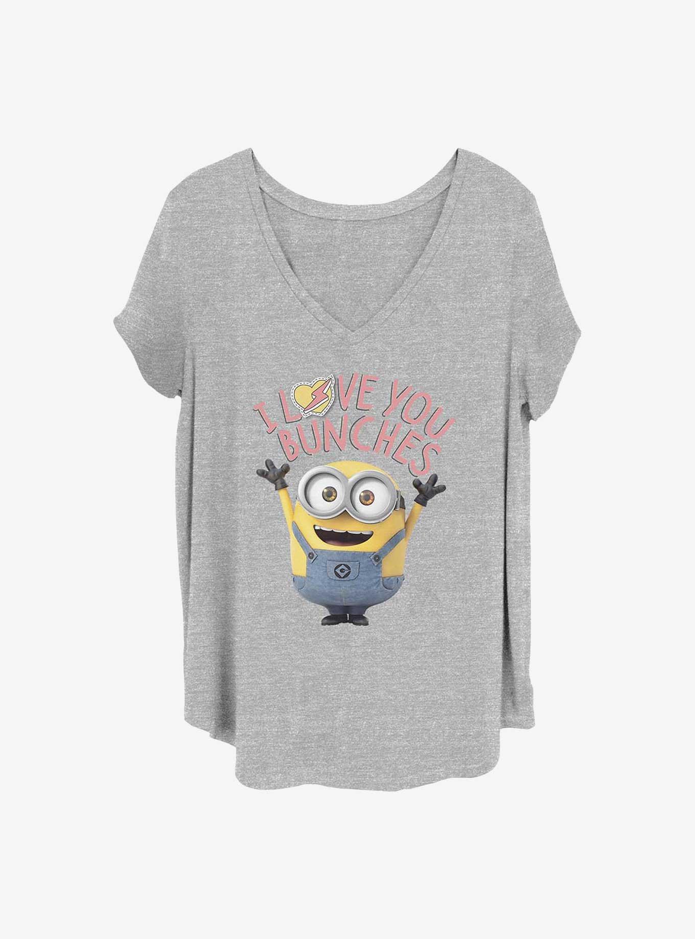 Minions Love You Bunches Girls T-Shirt Plus Size, , hi-res