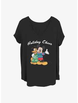 Disney Mickey Mouse Holiday Cheer Girls T-Shirt Plus Size, , hi-res