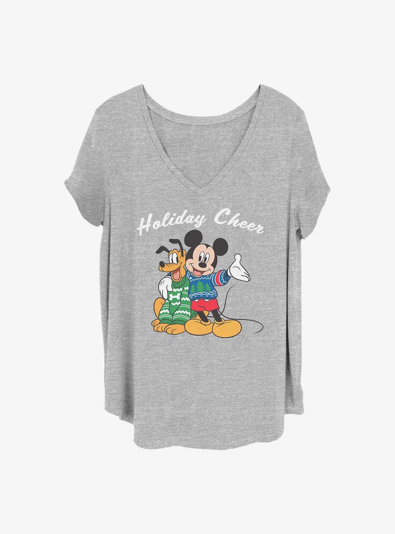 Disney Mickey Mouse Holiday Cheer Girls T-Shirt Plus Size, , hi-res