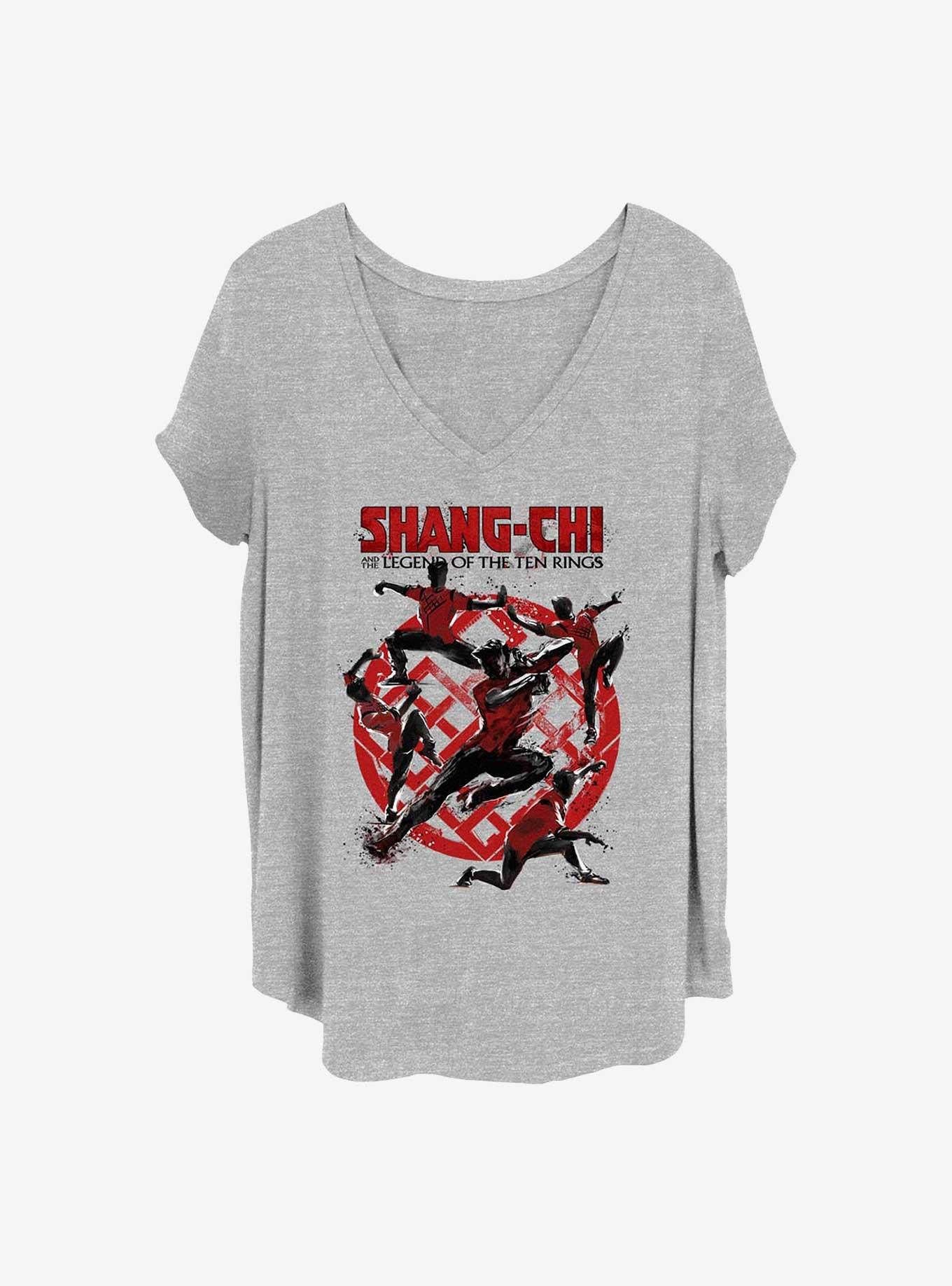 Marvel Shang-Chi and the Legend of the Ten Rings Crane Fist Girls T-Shirt Plus Size, HEATHER GR, hi-res