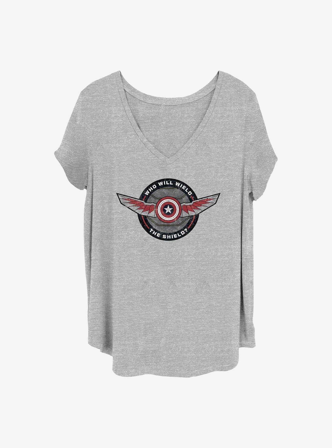 Marvel The Falcon and the Winter Soldier Wield Shield Girls T-Shirt Plus Size, , hi-res