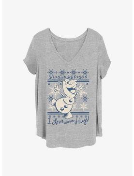 Disney Frozen Hooray Snow Girls T-Shirt Plus Size, HEATHER GR, hi-res