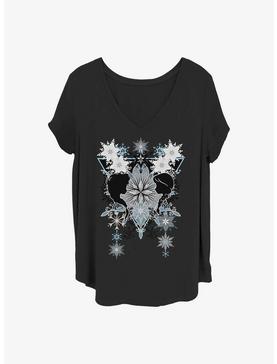 Disney Frozen Snowflake Boho Girls T-Shirt Plus Size, , hi-res